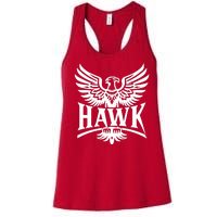 Hawk Bird Logo Women's Racerback Tank