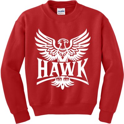 Hawk Bird Logo Kids Sweatshirt