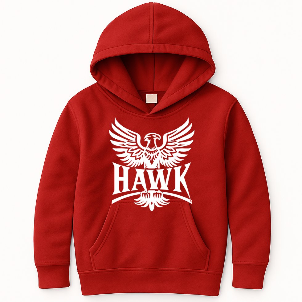 Hawk Bird Logo Kids Hoodie