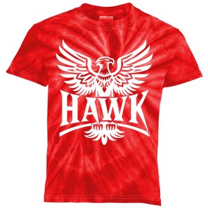 Hawk Bird Logo Kids Tie-Dye T-Shirt