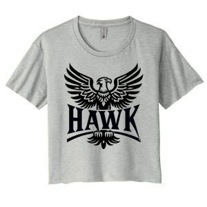 Hawk Bird Logo Women's Crop Top Tee