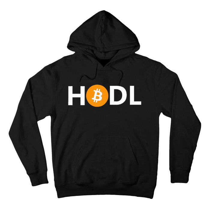 Hodl Bitcoin Logo Cryptocurrency Btc Gift Hoodie