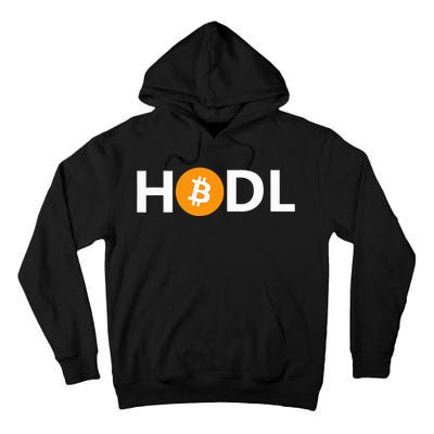 Hodl Bitcoin Logo Cryptocurrency Btc Gift Tall Hoodie