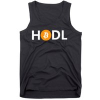 Hodl Bitcoin Logo Cryptocurrency Btc Gift Tank Top