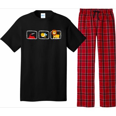 Hose Bee Lion Hoes Be Lying Pun Intended Pajama Set