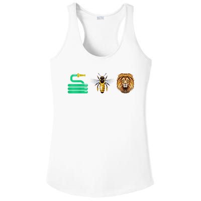 Hose Bee Lion Hose Be Lying Funny Ladies PosiCharge Competitor Racerback Tank