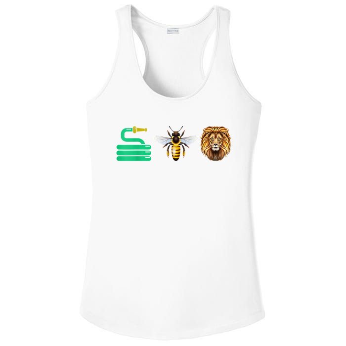 Hose Bee Lion Hose Be Lying Funny Ladies PosiCharge Competitor Racerback Tank