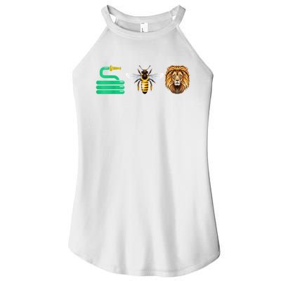 Hose Bee Lion Hose Be Lying Funny Women's Perfect Tri Rocker Tank