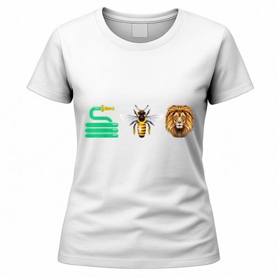 Hose Bee Lion Hose Be Lying Funny Women's T-Shirt