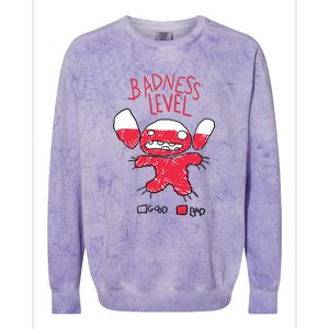 High Badness Level Colorblast Crewneck Sweatshirt