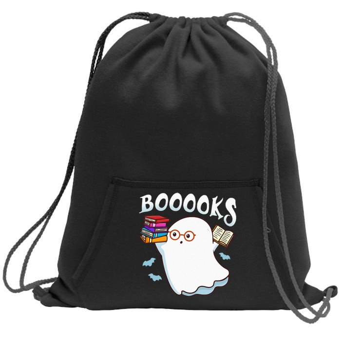 Halloween Books Librarian English Teacher Reader Reading Sweatshirt Cinch Pack Bag