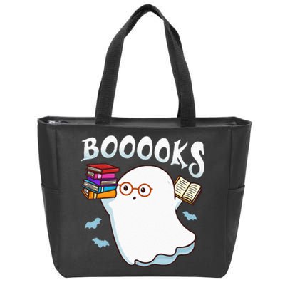 Halloween Books Librarian English Teacher Reader Reading Zip Tote Bag