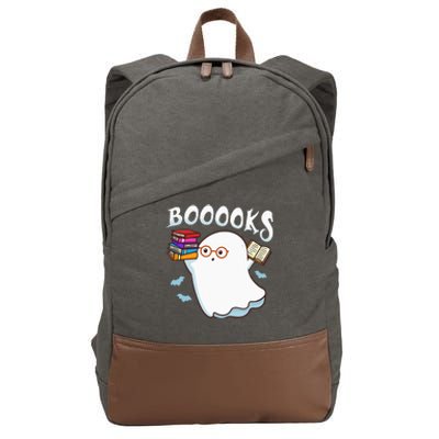 Halloween Books Librarian English Teacher Reader Reading Cotton Canvas Backpack