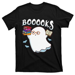 Halloween Books Librarian English Teacher Reader Reading T-Shirt