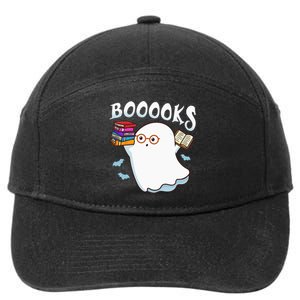 Halloween Books Librarian English Teacher Reader Reading 7-Panel Snapback Hat