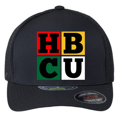 Hbcu Block Letters Grads Alumni Gift Flexfit Unipanel Trucker Cap