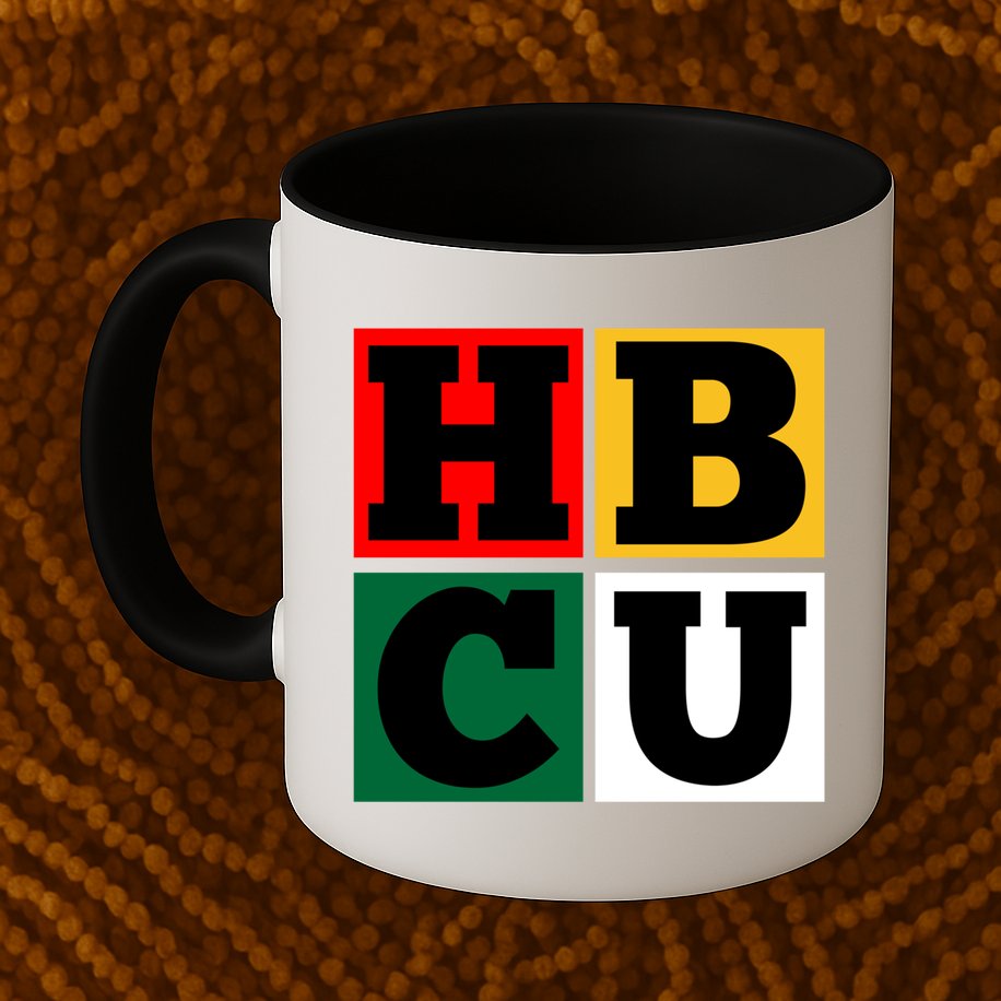 Hbcu Block Letters Grads Alumni Gift Mug