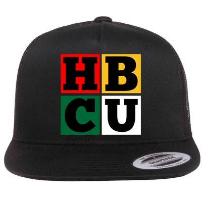 Hbcu Block Letters Grads Alumni Gift Flat Bill Trucker Hat