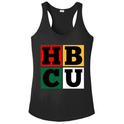 Hbcu Block Letters Grads Alumni Gift Ladies PosiCharge Competitor Racerback Tank