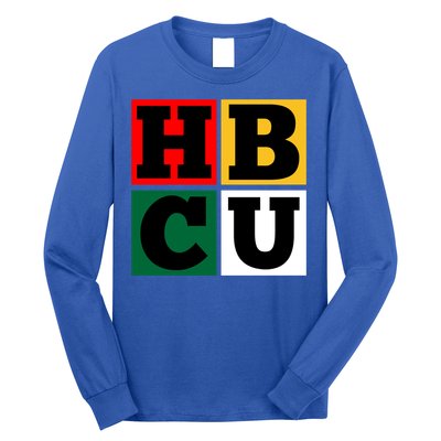 Hbcu Block Letters Grads Alumni Gift Long Sleeve Shirt