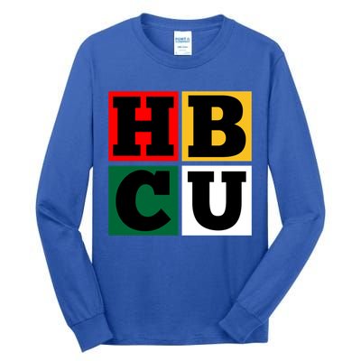Hbcu Block Letters Grads Alumni Gift Tall Long Sleeve T-Shirt