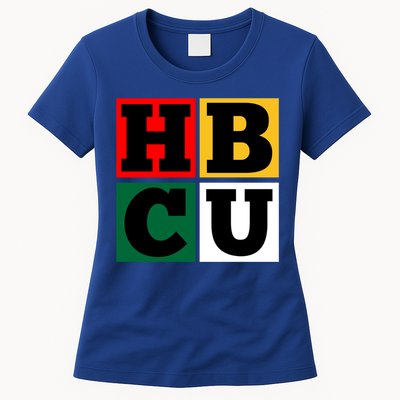 Hbcu Block Letters Grads Alumni Gift Womens T-Shirt