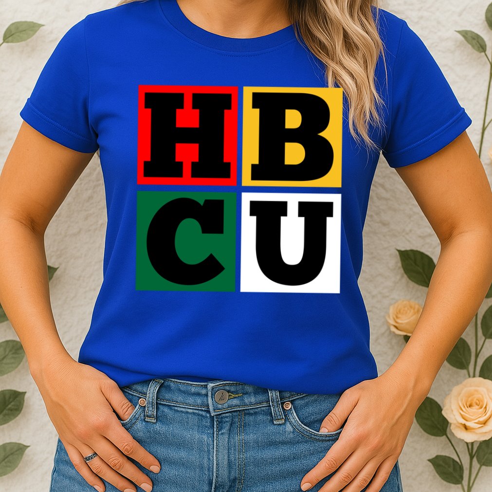 Hbcu Block Letters Grads Alumni Gift Womens T-Shirt