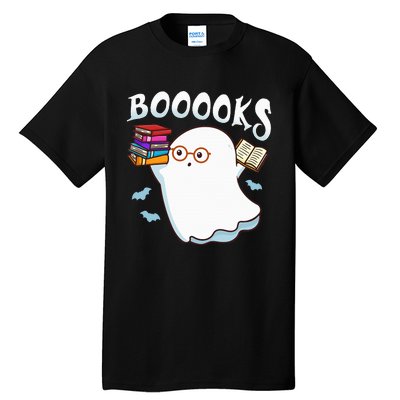 Halloween Books Librarian English Teacher Reader Reading Tall T-Shirt