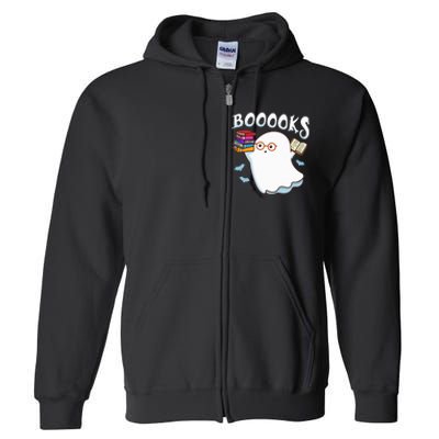 Halloween Books Librarian English Teacher Reader Reading Full Zip Hoodie