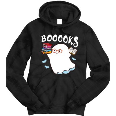 Halloween Books Librarian English Teacher Reader Reading Tie Dye Hoodie