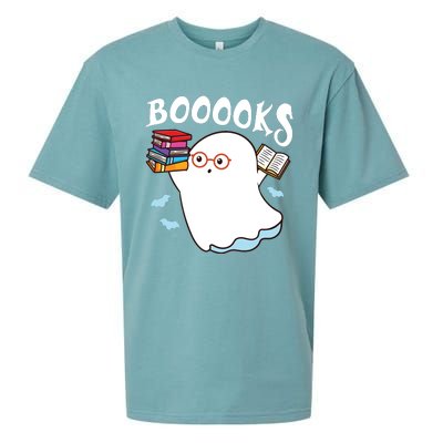 Halloween Books Librarian English Teacher Reader Reading Sueded Cloud Jersey T-Shirt