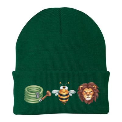 Hose Bee Lion Funny Meme Hose Bee Lion Knit Cap Winter Beanie