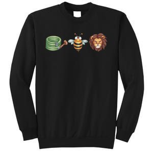 Hose Bee Lion Funny Meme Hose Bee Lion Sweatshirt