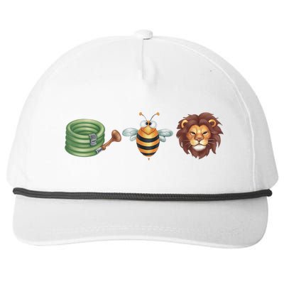 Hose Bee Lion Funny Meme Hose Bee Lion Snapback Five-Panel Rope Hat