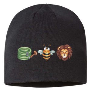 Hose Bee Lion Funny Meme Hose Bee Lion Sustainable Beanie