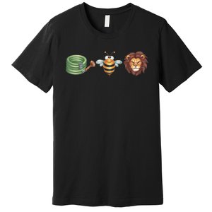 Hose Bee Lion Funny Meme Hose Bee Lion Premium T-Shirt