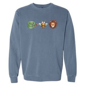 Hose Bee Lion Funny Meme Hose Bee Lion Garment-Dyed Sweatshirt