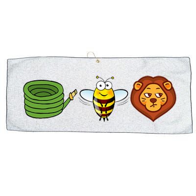 Hose Bee Lion Large Microfiber Waffle Golf Towel