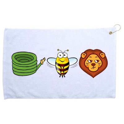 Hose Bee Lion Grommeted Golf Towel