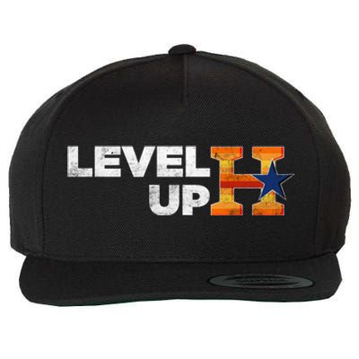 Houston Baseball Level Up Champions Wool Snapback Cap