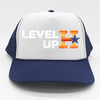 Houston Baseball Level Up Champions Trucker Hat