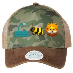 Hose Bee Lion Emoji Legacy Tie Dye Trucker Hat