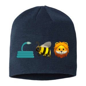 Hose Bee Lion Emoji Sustainable Beanie