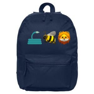 Hose Bee Lion Emoji 16 in Basic Backpack