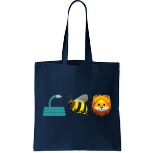 Hose Bee Lion Emoji Tote Bag