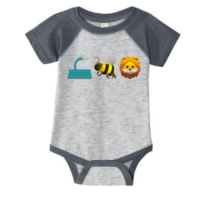 Hose Bee Lion Emoji Infant Baby Jersey Bodysuit