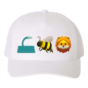 Hose Bee Lion Emoji Yupoong Adult 5-Panel Trucker Hat