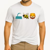 Hose Bee Lion Emoji Cooling Performance Crew T-Shirt