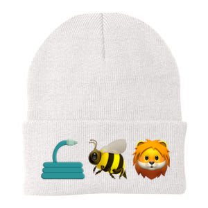 Hose Bee Lion Emoji Knit Cap Winter Beanie