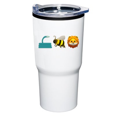 Hose Bee Lion Emoji Tumbler